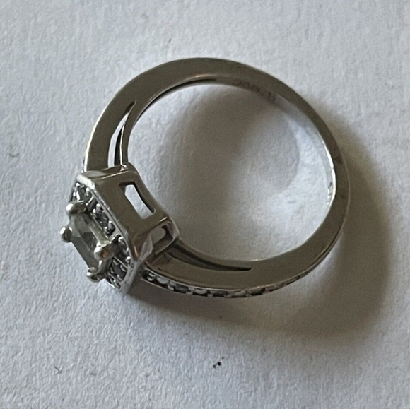 NVC Nataliya V Collister Sterling Silver Gemstones Ring Size 7 Minimalist - Picture 5 of 9